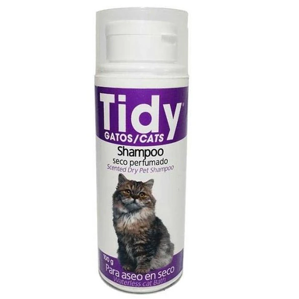 TIDY SHAMPOO SECO GATO X 100 GR                        