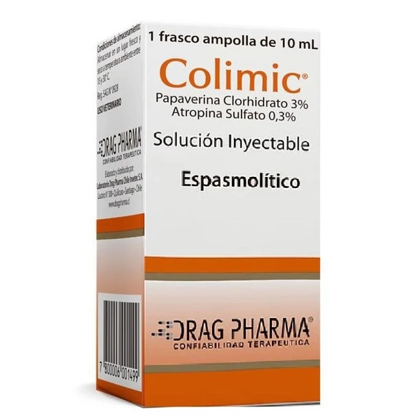 COLIMIC 3%/0.3% SOLUCIÓN INYECTABLE X 10 ML                   