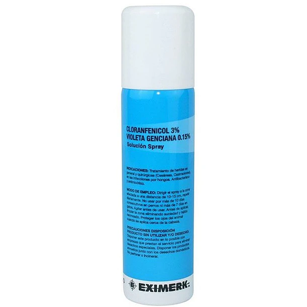 CLORANFENICOL 3% SOLUCIÓN SPRAY X 63.2 GR              