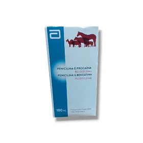 PENICILINA G PROCAÍNA+BENZATINA SUSPENSIÓN INYECTABLE X 100 ML          