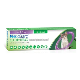 NEXGARD COMBO PIPETA GATO 0.8 A 2.5  KG