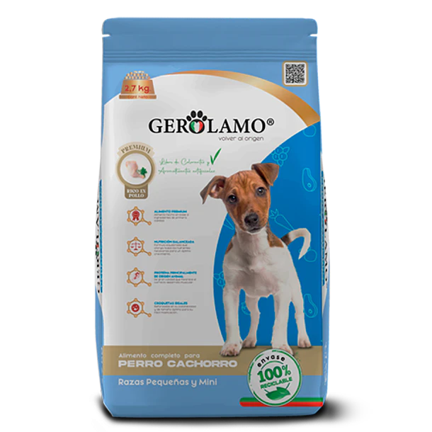 GEROLAMO CACHORRO RAZAS PEQUEÑAS Y MINIS 2.7 KG 