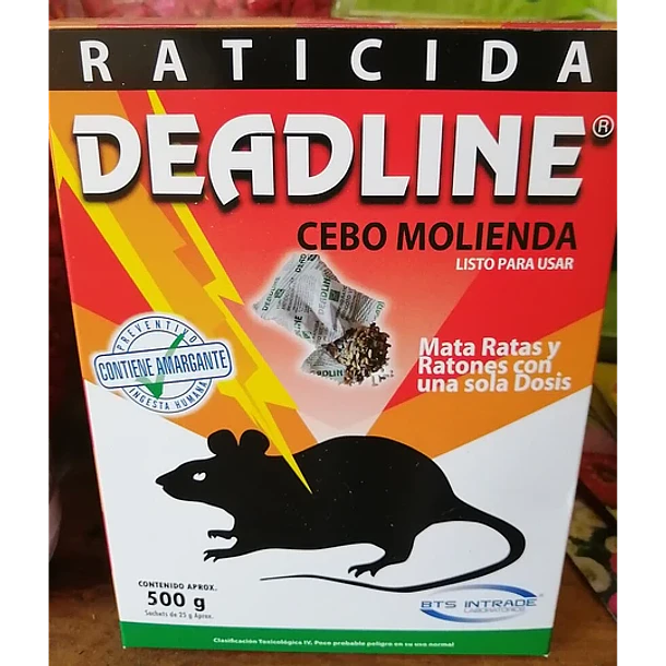 DEADLINE MOLIENDA 500 GRAMOS 