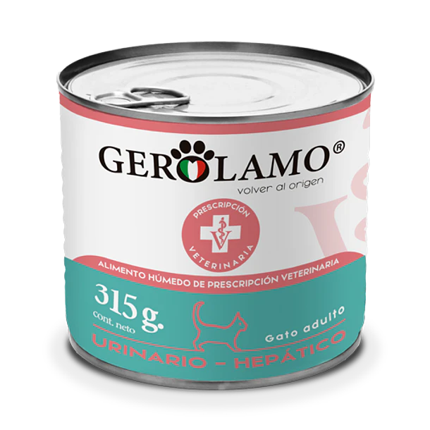 GEROLAMO PRESCRIPCION GATO URINARIO HEPATICO 315 GRAMOS