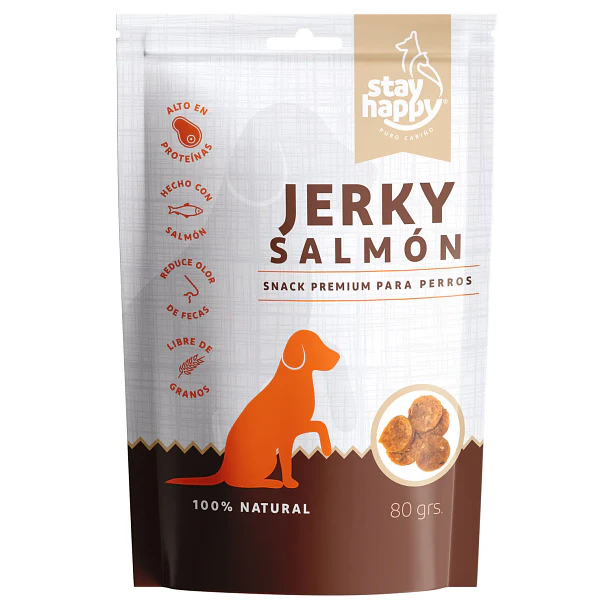 SNACK PERRO STAY HAPPY SALMÓN 