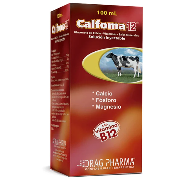 CALFOMA 12 SOLUCIÓN INYECTABLE X 100  ML                      