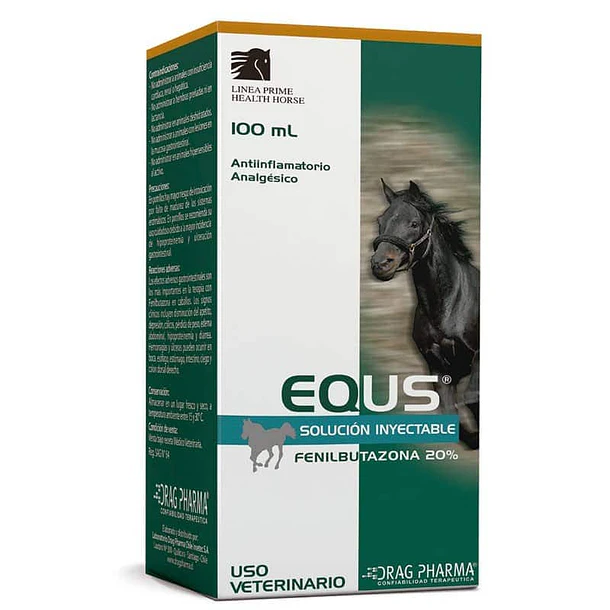 EQUS FENILBUTAZONA 20% SOLUCIÓN INYECTABLE X 100 ML          