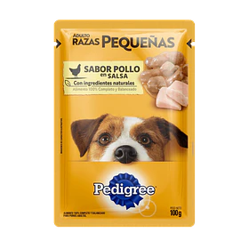 SACHET PEDIGREE RAZA PEQUEÑA POLLO                    