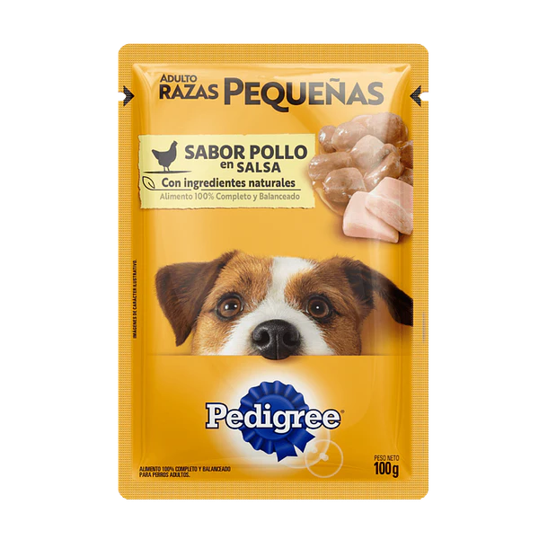 SACHET PEDIGREE RAZA PEQUEÑA POLLO                    