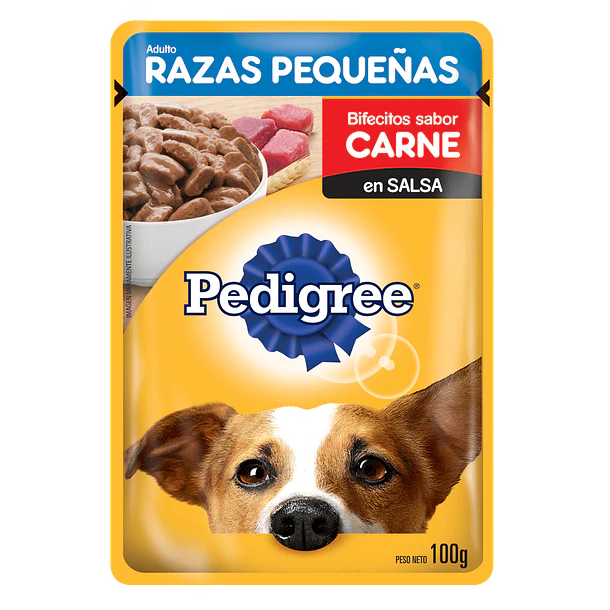 SACHET PEDIGREE RAZA PEQUEÑA CARNE                    