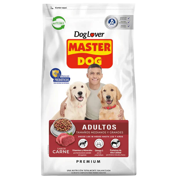 MASTER DOG ADULTO CARNE 19.5 KG                   