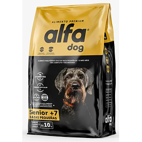 ALFA DOG PREMIUM SENIOR RAZA PEQUEÑA 10 KG        