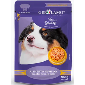 SACHET GEROLAMO SALVATORE CACHORRO POLLO X 100 GR 