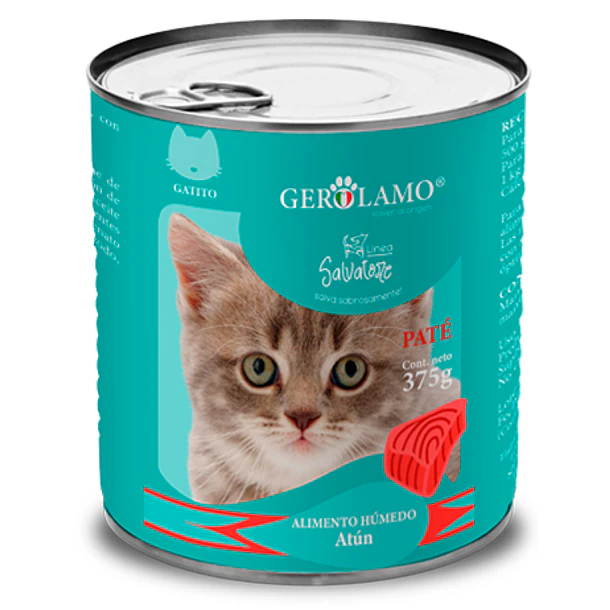 PATE GEROLAMO SALVATORE GATITO ATUN X 375 GR      
