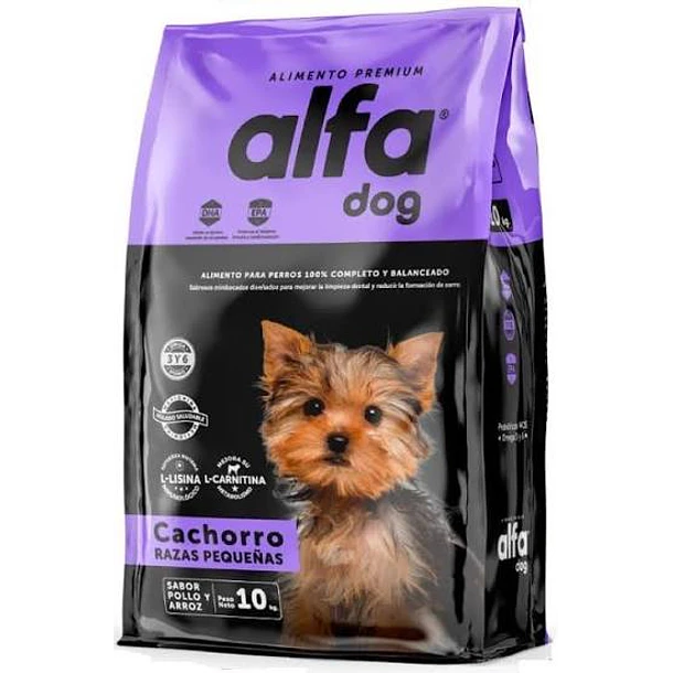 ALFA DOG PREMIUM CACHORRO RAZA PEQ 10 KG          