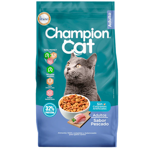 CHAMPION CAT PESCADO 20+2 KG                      