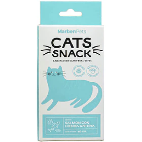 CATS SNACK SALMON  CON HIERBA GATERA              