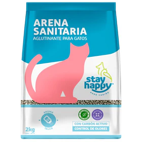 ARENA STAY HAPPY AGLUT 2 KG TALCO BEBE            