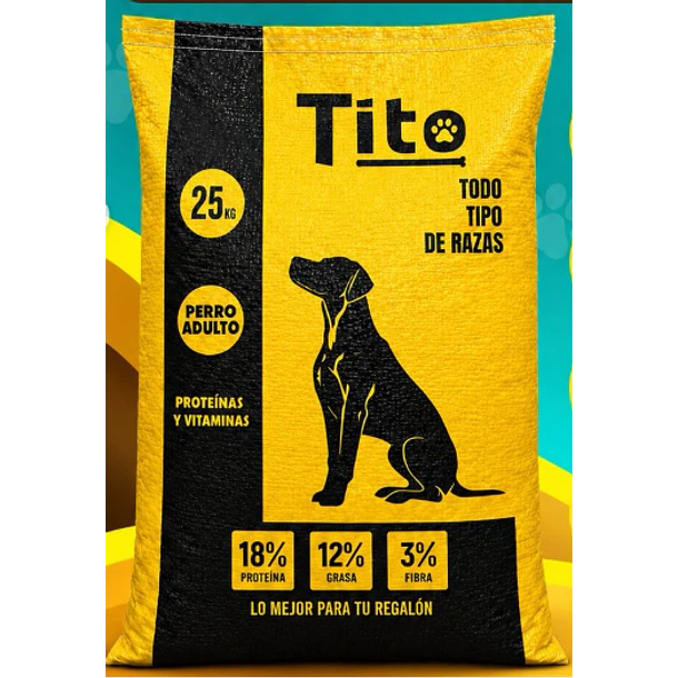 TITO / TOBYCAN ADULTO 25 KG                       