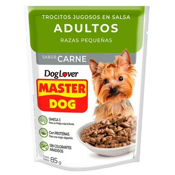 SACHET MASTER DOG ADULTO RAZAS PEQUEÑAS                   