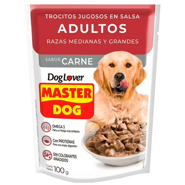 SACHET MASTER DOG ADULTO CARNE                    