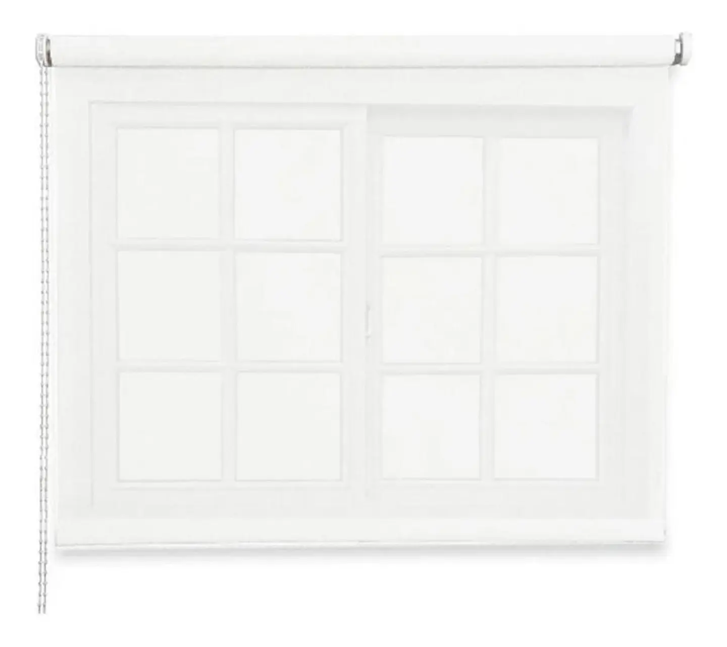 Cortina Roller Rustica Deluxe Blanco 1