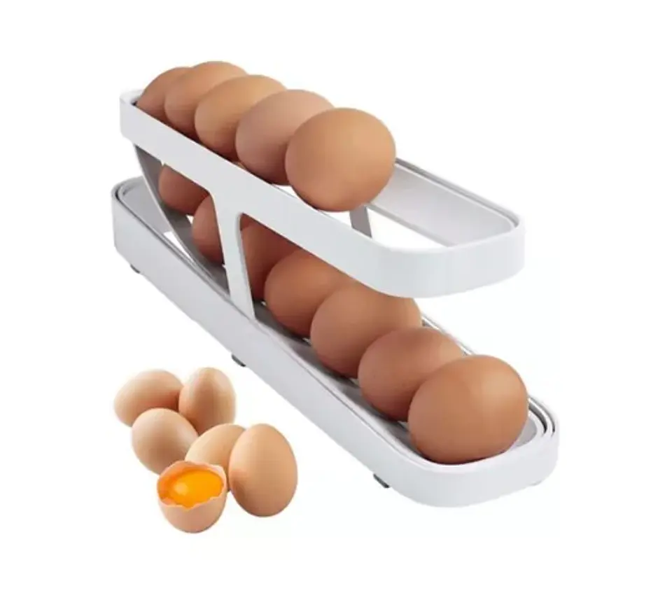 Huevera Organizador Dispensador De Huevo 1