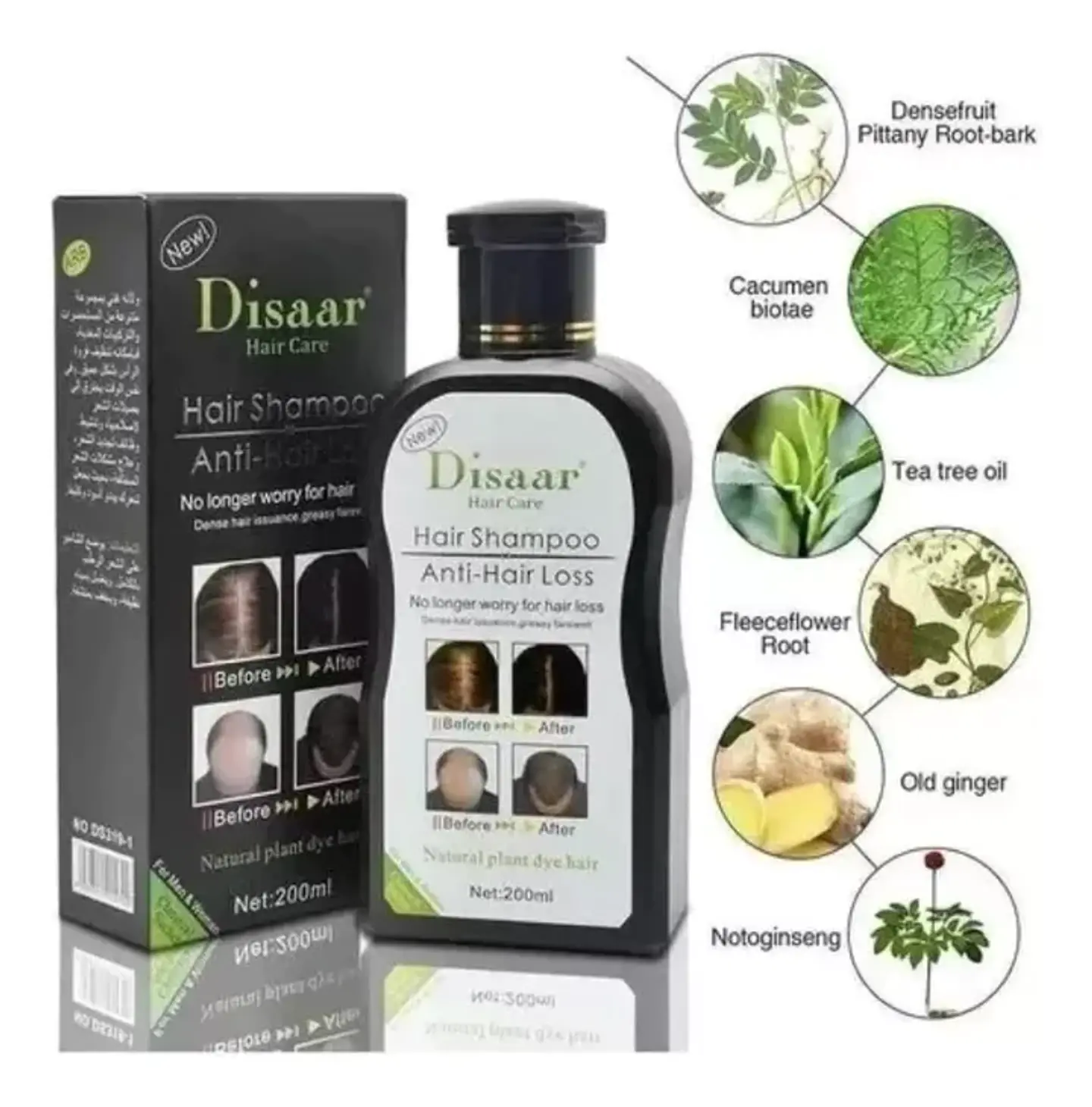 Shampoo Anticaida Reparador Crecimiento 1