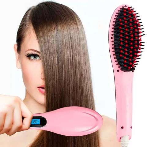 Cepillo Alisador de Pelo Profesional