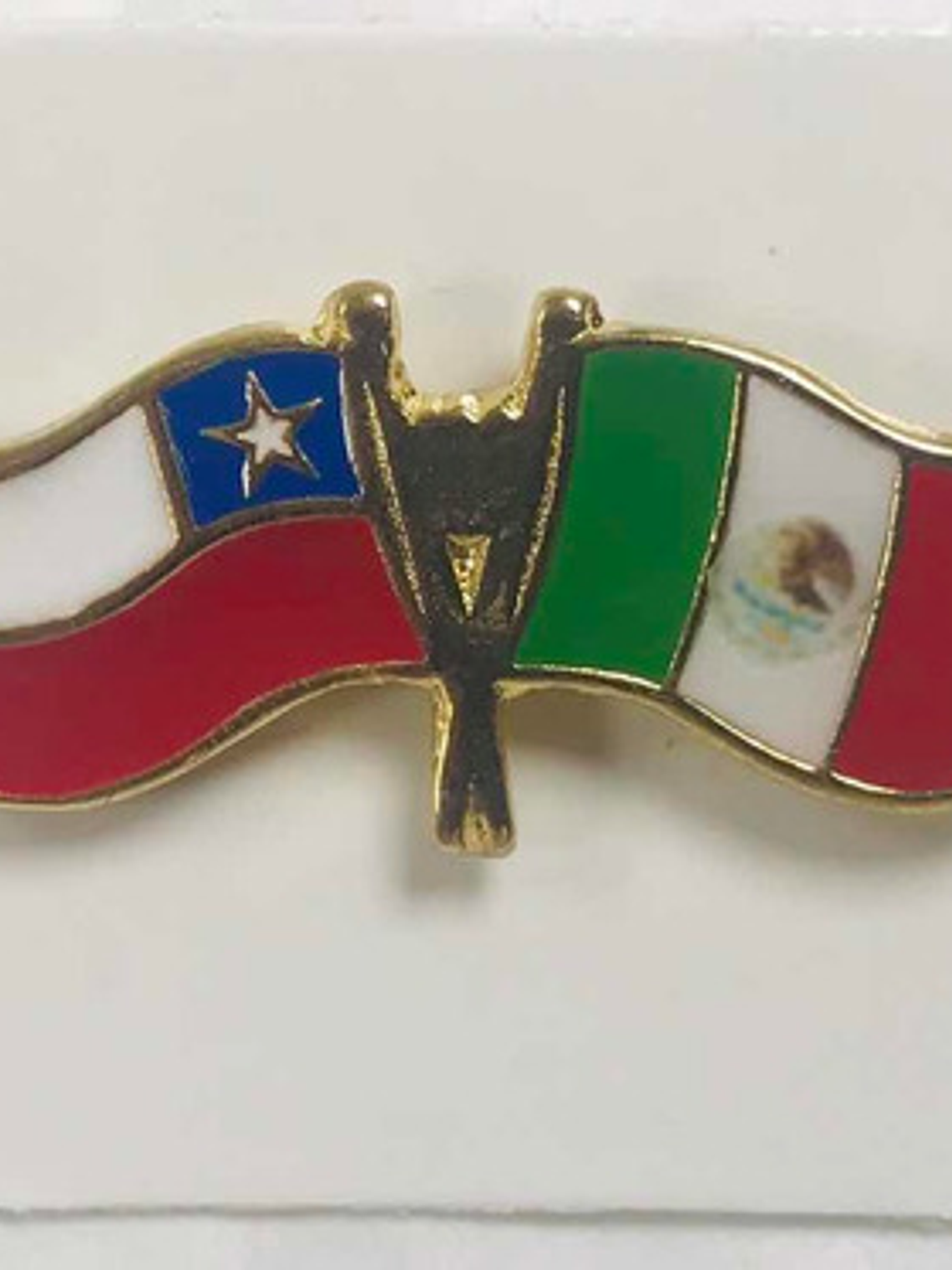 Pin Bandera Chile Y Mexico Entrelazadas (chile Mexico) 7