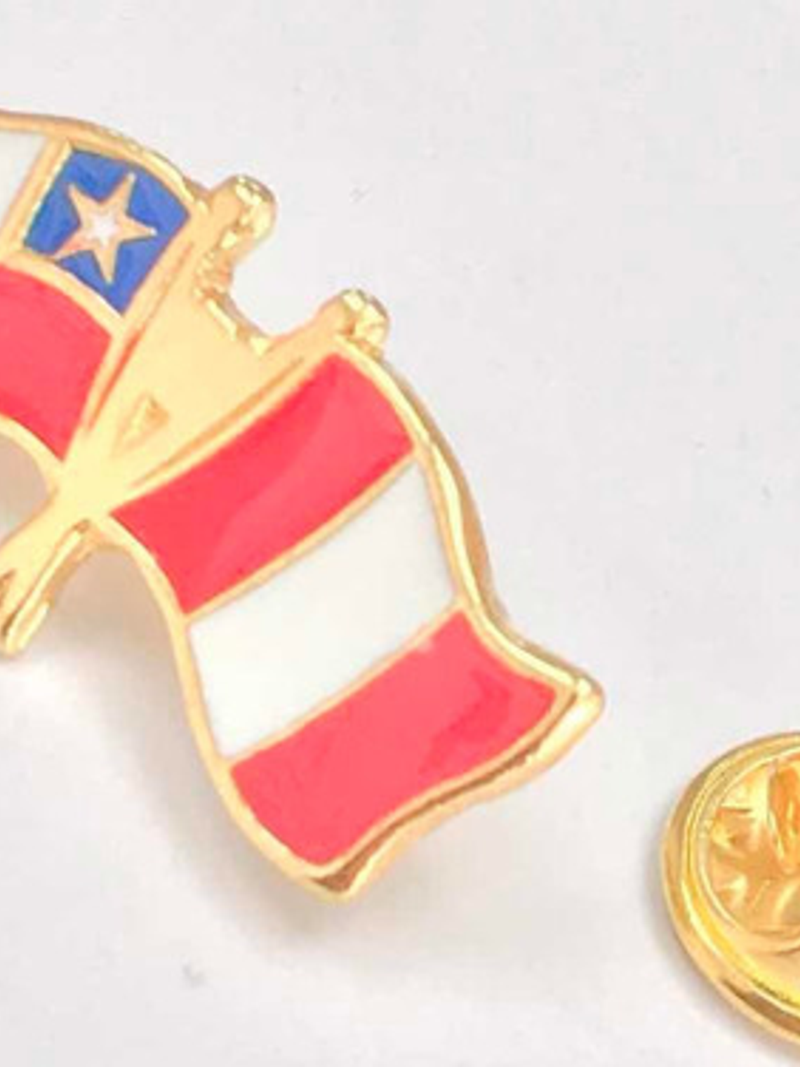 Pin Banderas Chile Y Perú Entrelazadas ( Chile Perú ) Peru 10