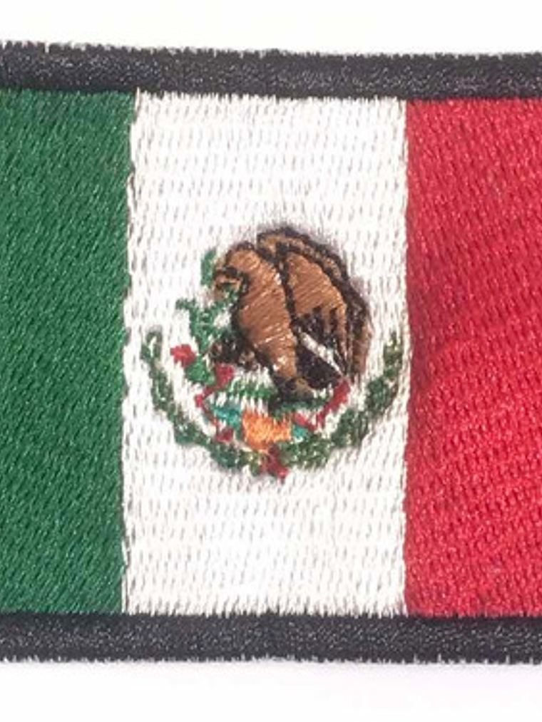 Parche Bandera Mexico Bordado 100% Méjico Mexico 1