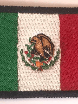 Parche Bandera Mexico Bordado 100% Méjico Mexico
