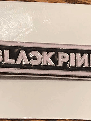 Pin Black Pink Metálico Banda K Pop
