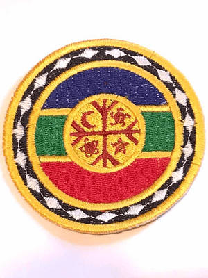 Parche Mapuche Bandera Redonda