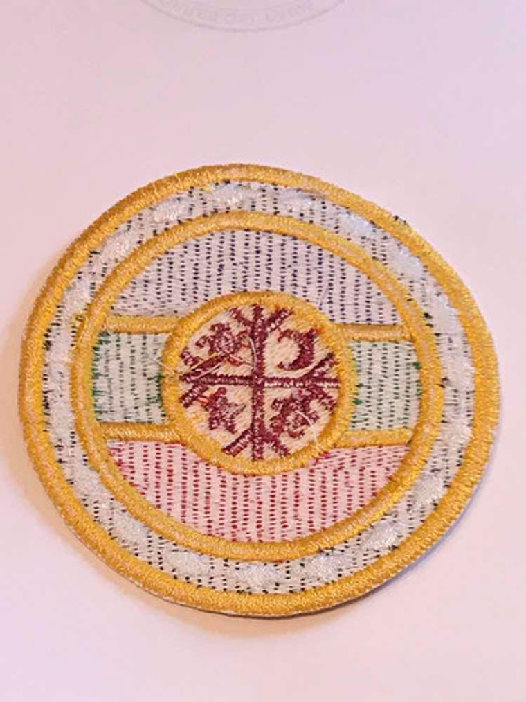 Parche Mapuche Bandera Redonda 2