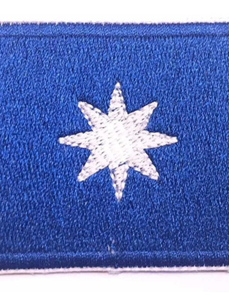 Bandera Wuñelfe Parche Bordado 100% 2