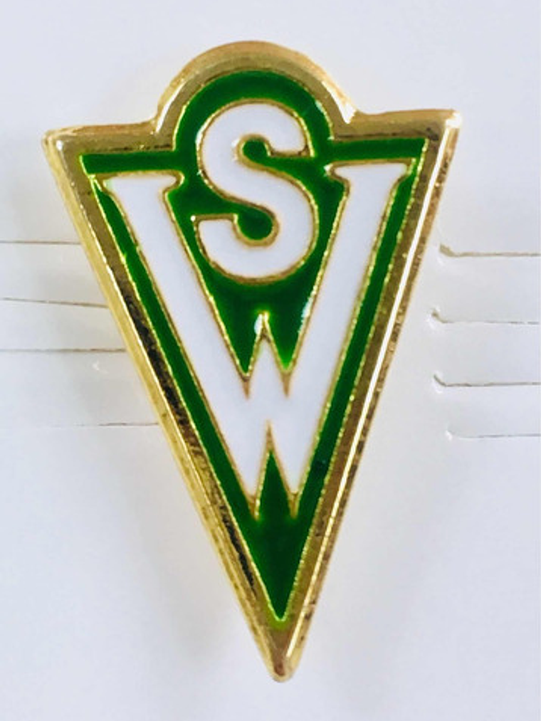 Pin Santiago Wanderers Metálico Dorado Wanderito Panzers 3