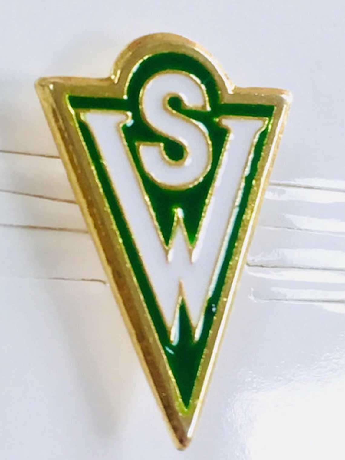 Pin Santiago Wanderers Metálico Dorado Wanderito Panzers 4
