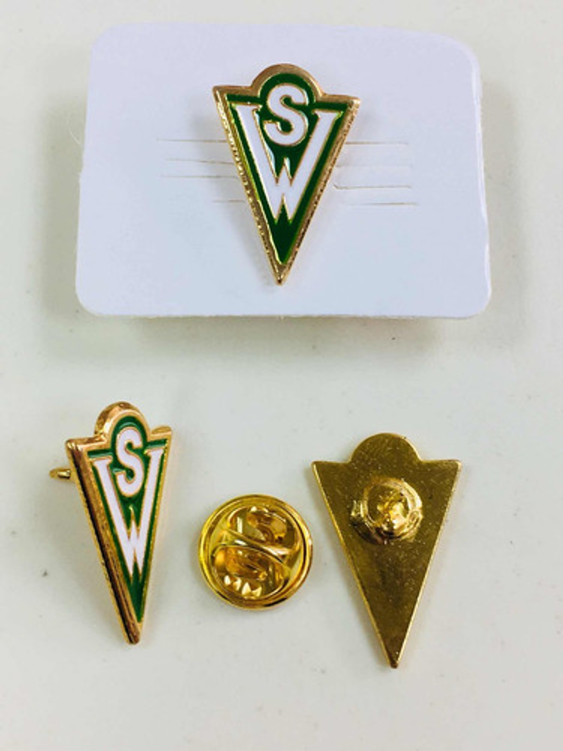 Pin Santiago Wanderers Metálico Dorado Wanderito Panzers 7