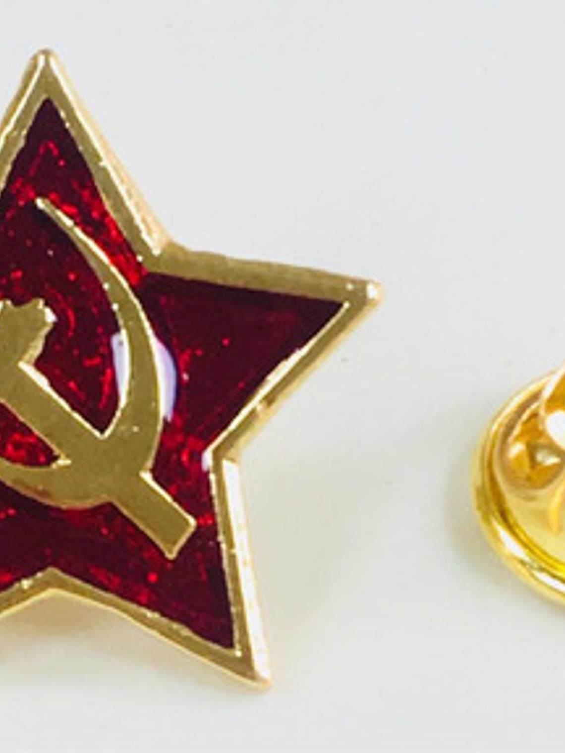 Pin Estrella Roja Símbolo Comunista Hoz Y Martillo 1