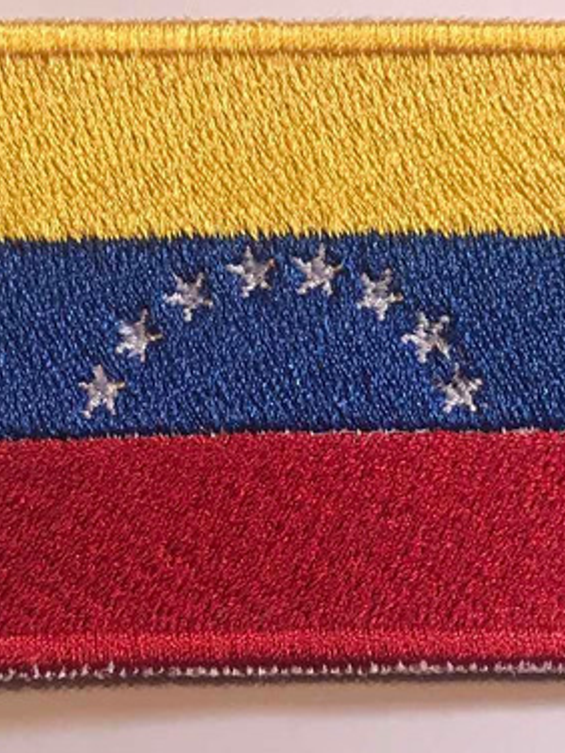 Parche Bandera Venezuela Bordado 100% 1