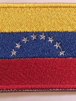 Parche Bandera Venezuela Bordado 100%