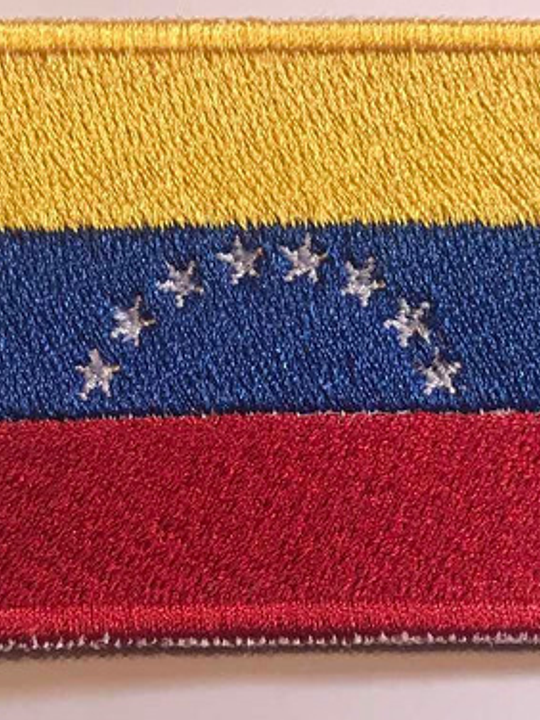 Parche Bandera Venezuela Bordado 100% 1