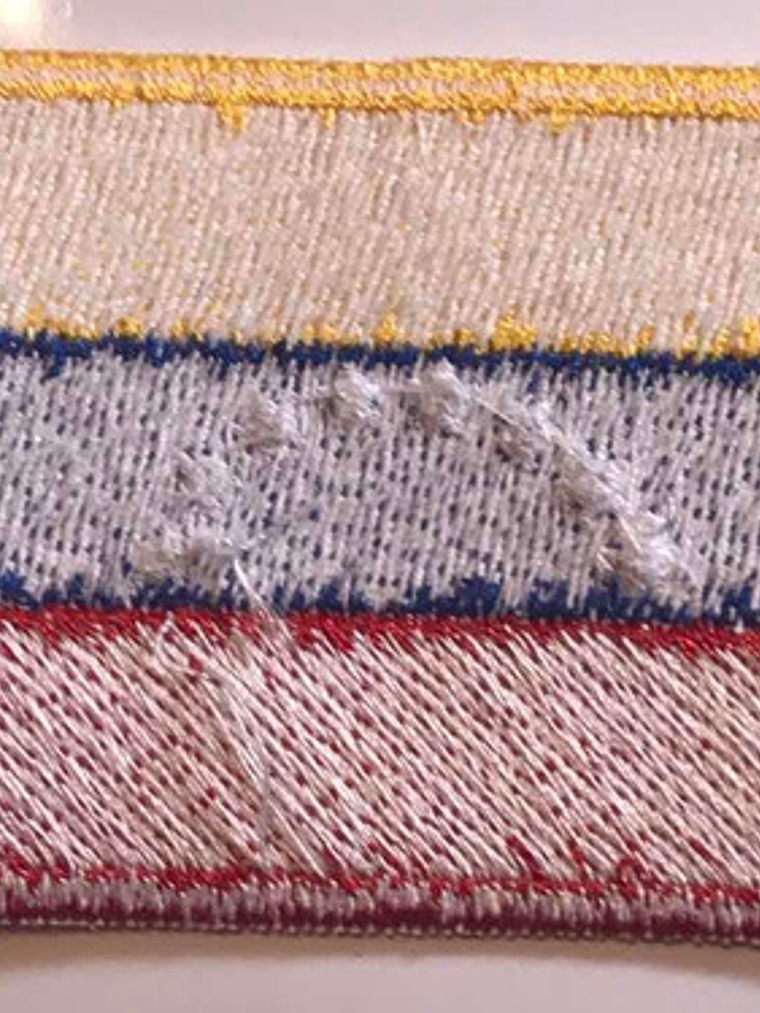 Parche Bandera Venezuela Bordado 100% 2