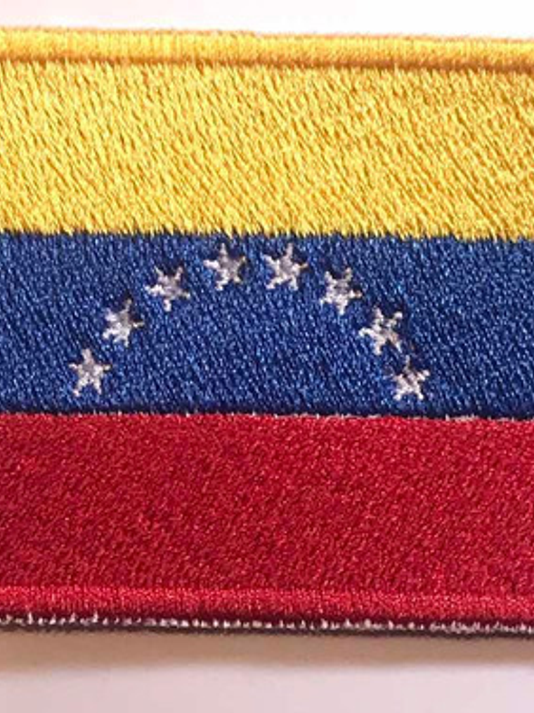 Parche Bandera Venezuela Bordado 100% 3