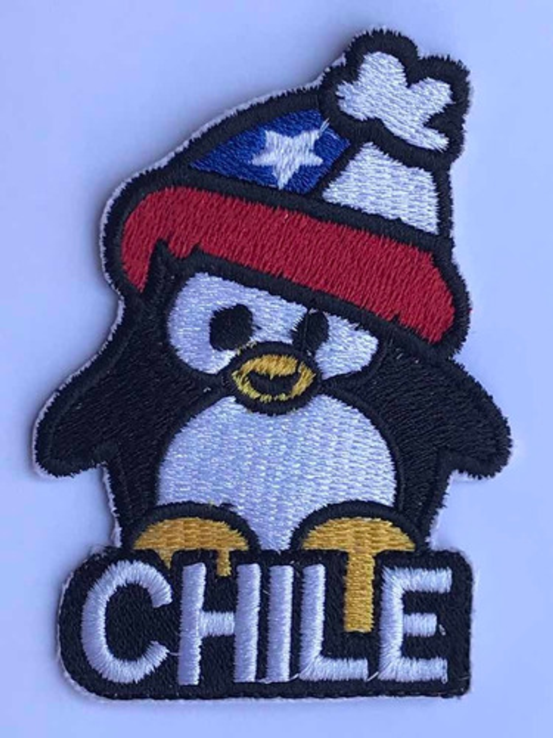 Parche Pingüino Con Gorro Bordado Mas Chileno Hecho En Chile 3