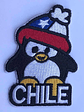 Parche Pingüino Con Gorro Bordado Mas Chileno Hecho En Chile - Miniatura 3