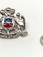 Pin Escudo Nacional De Chile Plateado Contorno  3d - Miniatura 5