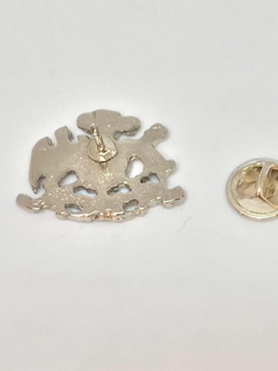 Pin Escudo Nacional De Chile Plateado Contorno  3d 8